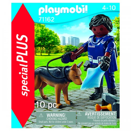  POLICIER AVEC CHIEN DE...