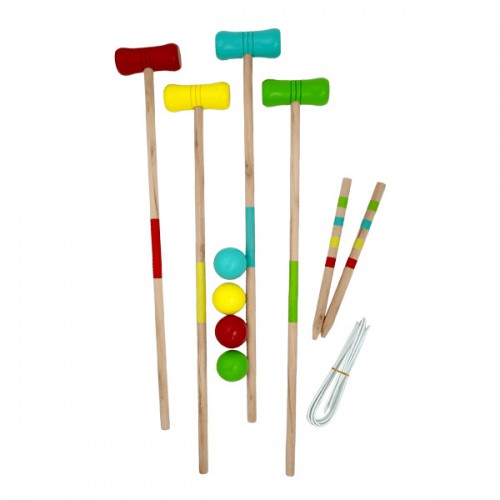  CROQUET BOIS 4 JOUEURS FSC...