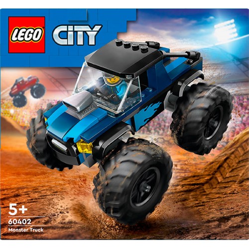  LE MONSTER TRUCK BLEU