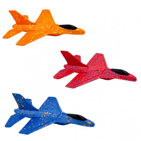  AVION DE CHASSE EN MOUSSE 24CM