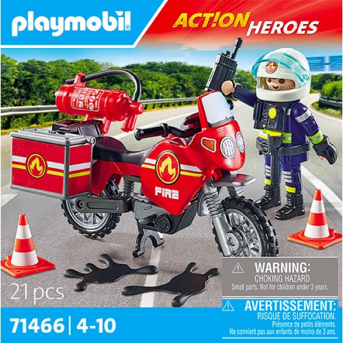  POMPIER ET MOTO