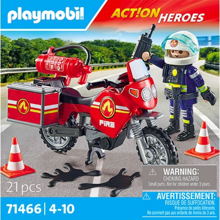 POMPIER ET MOTO
