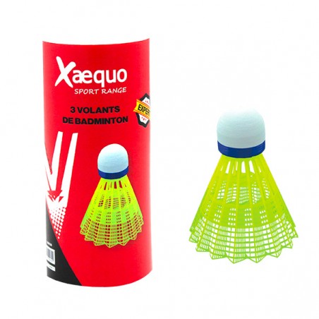  TUBE 3 VOLANTS BADMINTON EXPERT XAEQUO