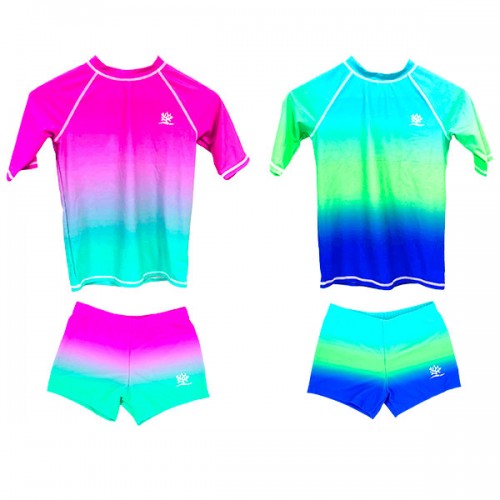  BOXER ET T-SHIRT ANTI UV T.4ANS UPF 50+