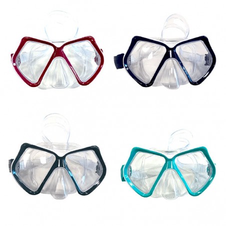  MASQUE ADULTE BICOLORE CARAIBES ODYSSEE