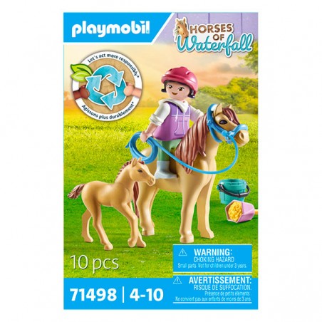  ENFANT AVEC PONEYS