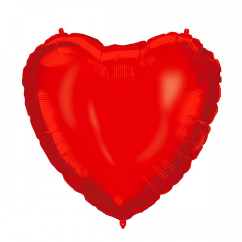  BALLON FOIL 46 CM COEUR ROUGE