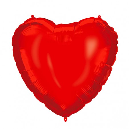  BALLON FOIL 46 CM COEUR ROUGE