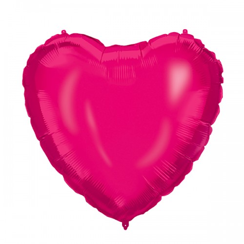  BALLON FOIL 46 CM COEUR ROSE