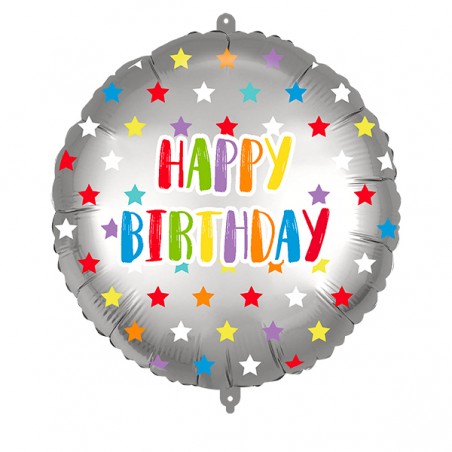  BALLON FOIL 46 CM JOYEUX ANNIV. METALLIS
