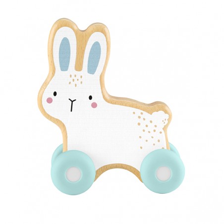  LAPIN A POUSSER EN BOIS