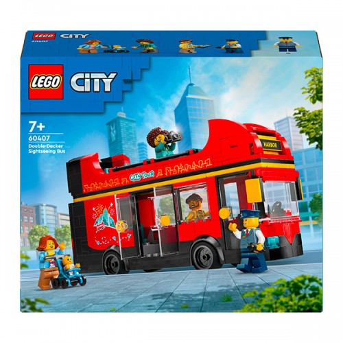  LE BUS ROUGE A DEUX ETAGES