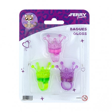  3 BAGUES GLOSS