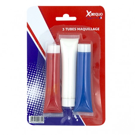  3 TUBES MAQUILLAGE 28GR XAEQUO SUPPORTER