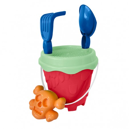  SEAU CHATEAU FORT  ROND GARNI D.17CM