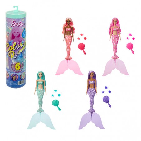  BARBIE COLOR REVEAL SIRENES ASST