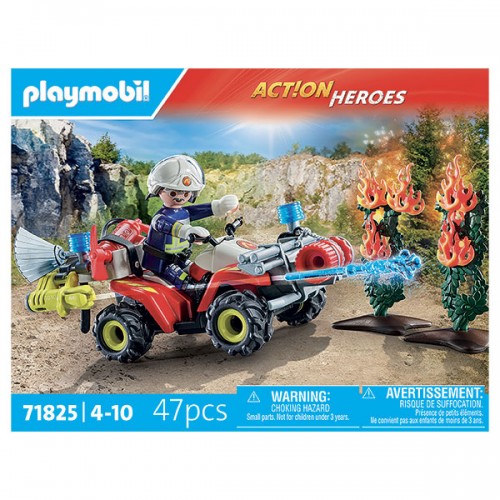  POMPIER AVEC QUAD ET...