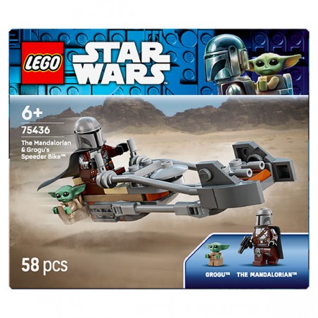  LE SPEEDER BIKE DU MANDALORIEN ET GROGU