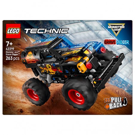  MONSTER JAM GRAVE DIGGER - FEU ET GLACE