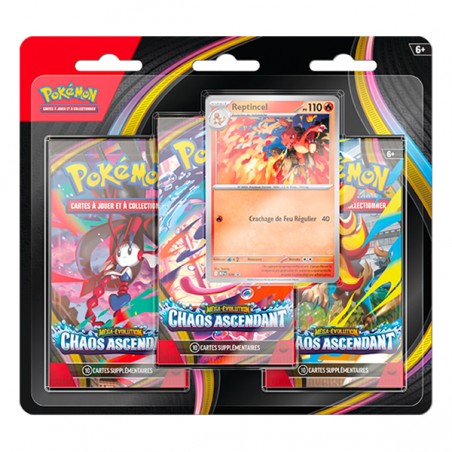 POKEMON : 3 BOOSTERS ME04