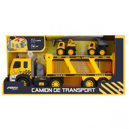  CAMION TRANSP FRICT S/L + VEHICULES 1:12