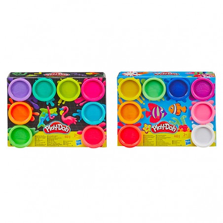 PLAY DOH 8 POTS ARC-EN-CIEL